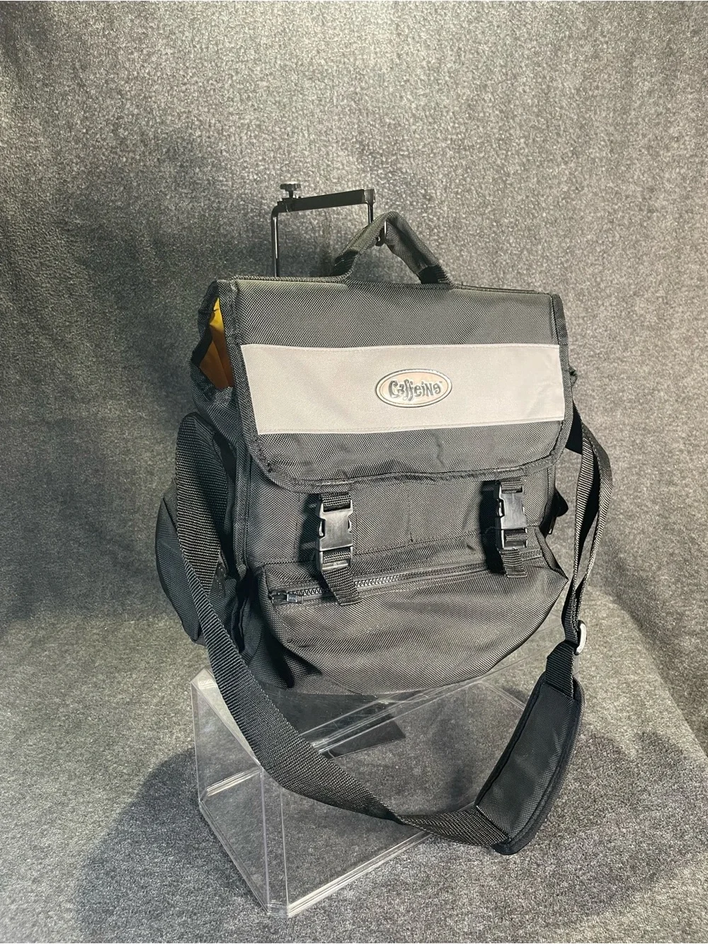 Caffeine Record Messenger Bag DJ Gig Case Vintage VTG Has Tear See Pics RARE